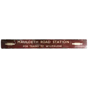 Antique English Railway Sign