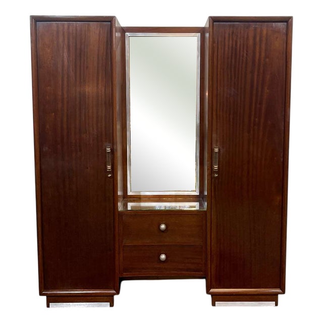 Art Deco Period Dressing Table-Wardrobe from Rinck 115, Faubourg, St Antoine, Paris For Sale