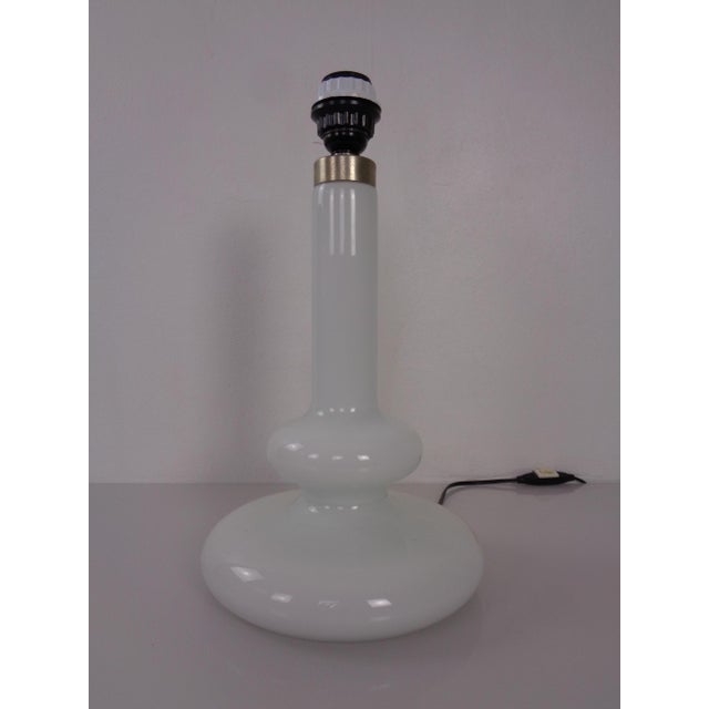 Plaza Opal Glass Table Lamp from Hsin-Lung Lin for Holmegaard Glasværk, Sweden, 1970s For Sale - Image 7 of 18