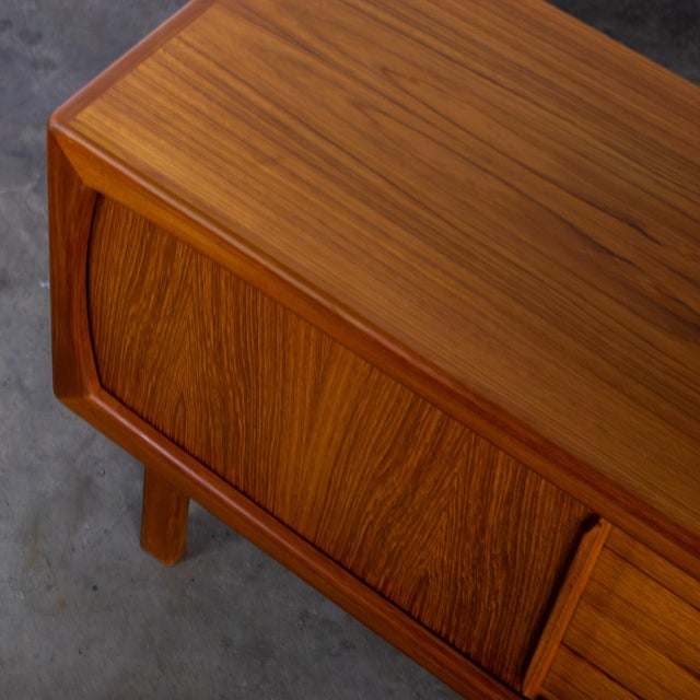 Late 20th Century Scandinavian Modern Teak Credenza Buffet or Sideboard by Skovby Furniture Denmark For Sale - Image 11 of 18