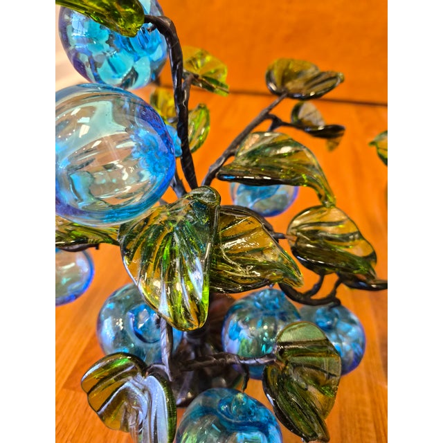 Pair of Blown Glass Murano Fruit Trees For Sale - Image 9 of 12