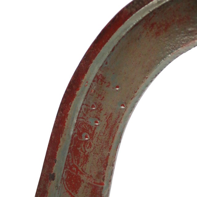 Metal Vintage French Cast Iron Streetlight from Sammode, France For Sale - Image 7 of 10