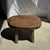 Wood Small Oval Teak Occasional Stool For Sale - Image 7 of 18