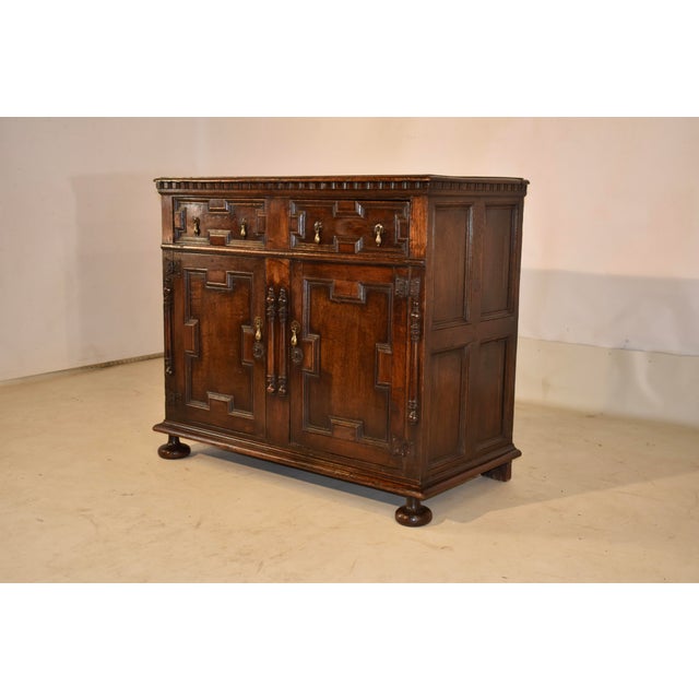 Early 18th Century Early 18th Century English Geometric Buffet For Sale - Image 5 of 8