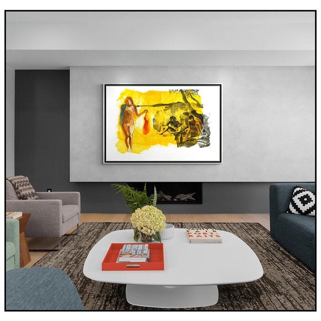 Message us to inquire about custom framing options! (Included for free with every purchase) The artwork here, "Rays", is a...
