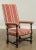 High Quality Custom Upholstered Solid Oak Frame Armchair