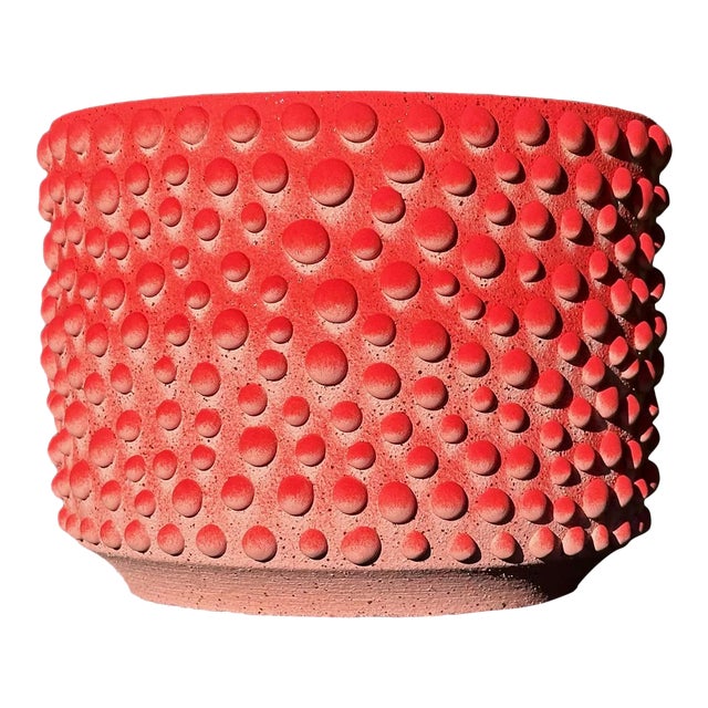 Coral Organic Dot Ombre Planter For Sale