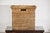 Wood Square Country Style Vintage Rattan Storage Box with Integrated Side Handles For Sale - Image 7 of 18