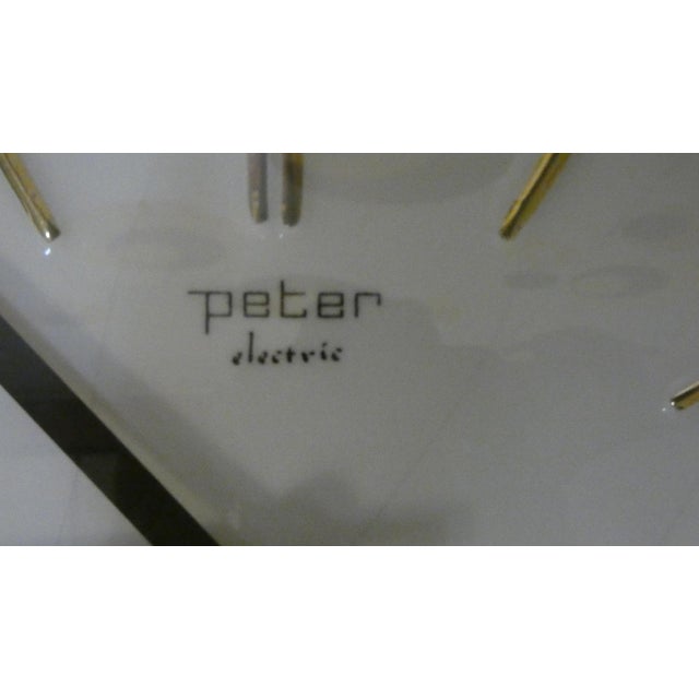 Peter Electric Wall Clock, Germany, 1970s For Sale - Image 9 of 18