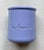 Two Glazed La Fermiere Multi-Purpose Periwinkle Blue Pots - Plants Candles For Sale - Image 4 of 4