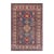 Rustic Kazak Southwestern Light Blue Wool Rug - 4'2''x6'0'' For Sale