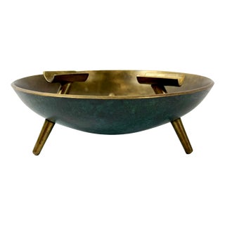 Mid-Century Modern Bronze Ashtray by Carl Auböck, Austria, 1950s For Sale