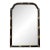 La Barge Regency Style Black & Gold Wall Mirror For Sale