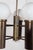 1970s Mid-Century Five-Light Brass Finish Chandelier For Sale - Image 5 of 10
