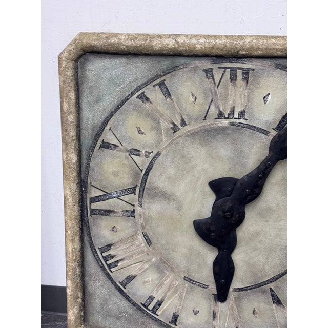 Restoration Hardware Grand Saint Etienne Decorative Wall Clock For Sale - Image 11 of 12