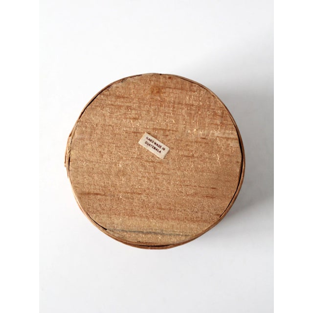 Vintage Guatemalan Folk Art Box For Sale - Image 13 of 14