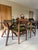 Set of four vintage Scandinavian-style chairs, fully restored. They are in very good condition! The seats have been...