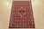 Tribal Hamedan Rug 3’5” X 4’10” Red Wool Vintage Tribal Hand-Knotted Carpet For Sale - Image 3 of 11