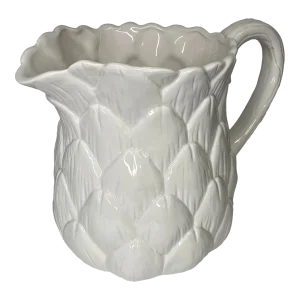1970s Fitz and Floyd Artichoke Pitcher
