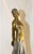 1990s Art Deco Sculpture Lady the Book Lady Bronze and Marble For Sale - Image 16 of 18
