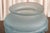 Vintage Frosted Aqua Glass Vase For Sale - Image 12 of 18