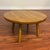 Late 20th Century Vintage Solid Oak Round Coffee Table For Sale - Image 5 of 8