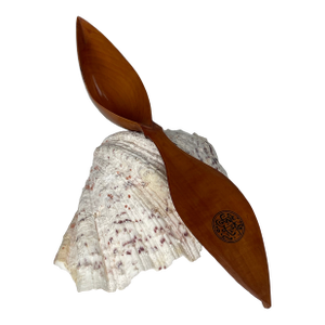 A Persian Qajar Hand Carved Wooden Sherbet Spoon. Iran, Circa 1880