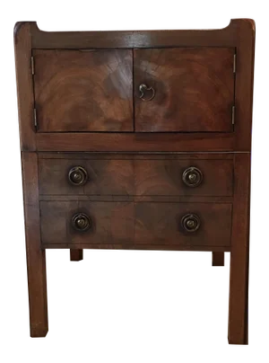 English Tambour Door Commode C1800