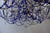 1940s Italian Chandelier with Cobalt Blue Murano Glass Beaded Strings and Crystal Flowers, 1940s For Sale - Image 5 of 18
