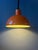 Orange Enamel Pendant Lamp by Joe Hammerborg for Fog & Morup For Sale - Image 6 of 13
