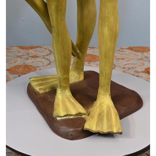 Salsa Dancing Frogs in Bronze For Sale - Image 6 of 10