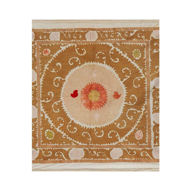 Central Asian Suzani Textile - Wall Decor For Sale In New York - Image 6 of 15