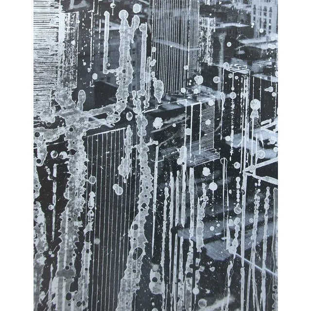 Gottfried Salzmann Original etching printed on photograph on canson semi-mat paper Seize / 65 x 50 cm 40 copies signed....