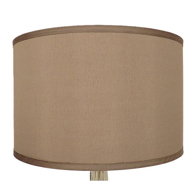 Glass Italian Gold Murano Glass Table Lamp With Controlled Bubble Mid Century Modern For Sale - Image 7 of 8