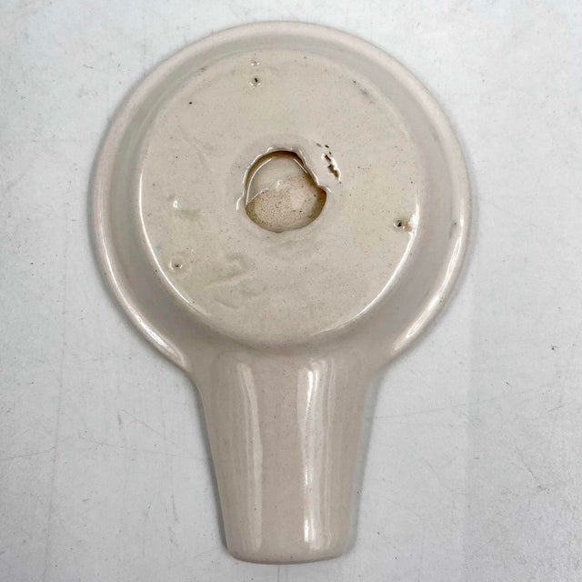 White Vintage Ceramic Patriotic Gold Eagle and Stars Cigar Ashtray / Cuff Link Dish For Sale - Image 8 of 8