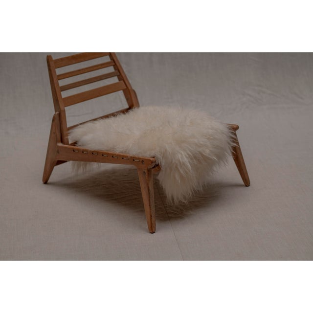 Vintage Hunting Lounge Chair from VEB Deutsche Werkstätten Hellerau, 1950s For Sale - Image 14 of 16