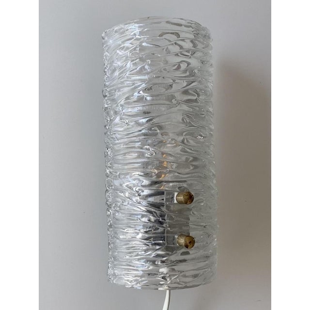 Mid-Century Modern Model 8493 Wall Lamp by Carl Fagerlund for Orrefors, 1960s For Sale - Image 3 of 10
