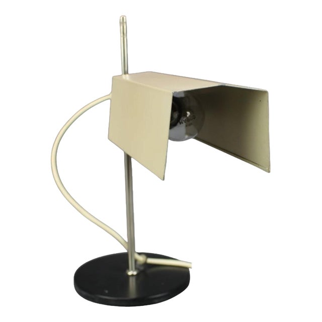 German Minimalist Bauhaus Chrome Table Lamp, 1970s For Sale