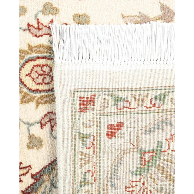 2000 - 2009 Mogul, One-of-a-Kind Hand-Knotted Area Rug - Ivory, 4' 2" x 6' 3" For Sale - Image 5 of 8