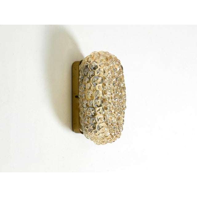 Beautiful original Mid-Century Modern glass bubble wall lamp. Great high-quality design with lovely details. Good vintage...