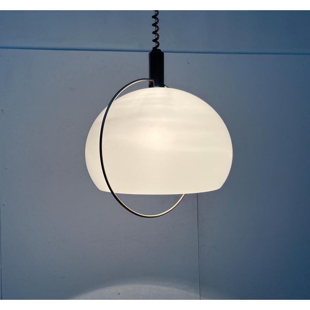 Metal Mid-Century Swiss Space Age Pendant Lamp from Temde, 1960s For Sale - Image 7 of 18
