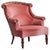 Late 19th Century Lounge Chair in Pink Velvet For Sale - Image 13 of 13