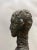 Mid-Century Modern Monumental Patinated Fiberglass Figure Sculpture Style of Alberto Giacometti For Sale - Image 3 of 5