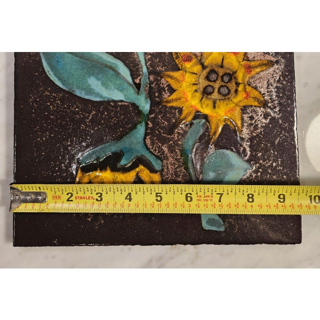 Mid 20th Century Ruscha German Ceramic Wall Tile For Sale - Image 11 of 11