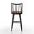 Wood Four Hands Lewis Windsor Bar Stool - Whiskey Saddle and Black Oak For Sale - Image 7 of 11