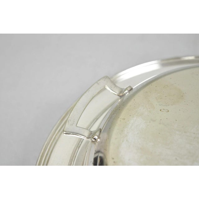 Vintage Victorian Silver Plated 10" Round Covered Vegetable Serving Dish For Sale - Image 4 of 15
