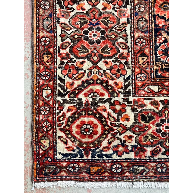 Antique Persian Malayer Wool Rug 4’4” X 6’5” For Sale In Washington DC - Image 6 of 6