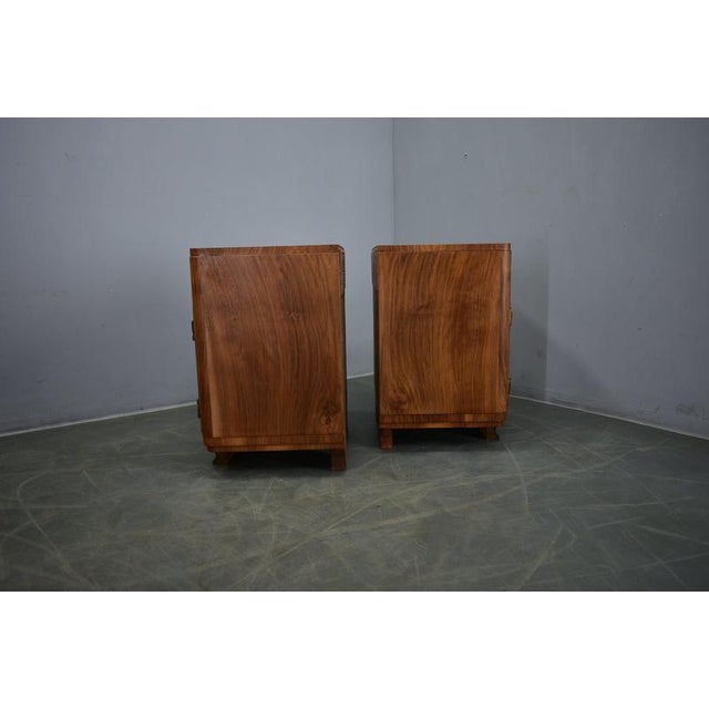 Art Deco Bedside Tables, Czechoslovakia, 1939, Set of 2 For Sale - Image 11 of 18