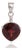 Carat&Her Crimson Ember 4.93 Ct Trillion Cut Garnet Pendant in 925 Sterling Silver For Sale