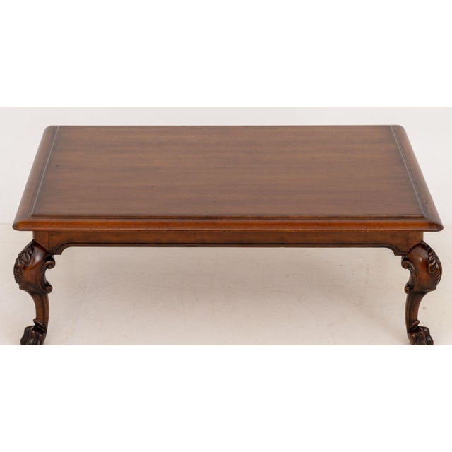 Ralph Lauren Ralph Lauren George III Style Walnut Coffee Table For Sale - Image 4 of 10